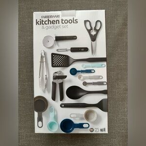 Farberware 16-Piece Kitchen Tools & Gadget Set – BPA-Free, Heat Resistant, Black